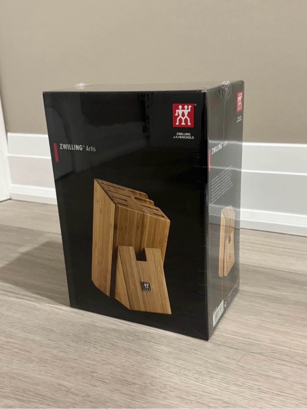 ZWILLING Artis Bamboo Knife Block - Natural Wood